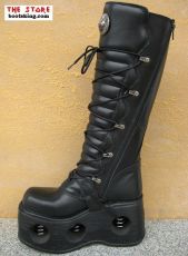 New Rock Boot Groote schwarz