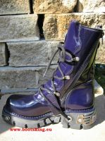 New Rock Boot Vader dunkelviolett glnzend