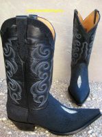 Westernstiefel Stachelrochen Negra