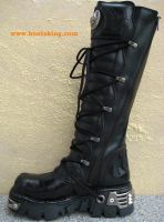 New Rock Boot Codi schwarz / schwarz glnzend