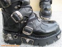 New Rock Boot Codi schwarz / schwarz glnzend