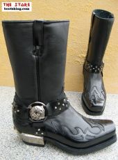 New Rock Bikerstiefelette Wilhard schwarz