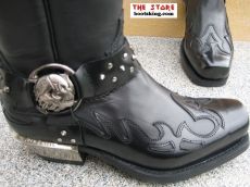 New Rock Bikerstiefelette Wilhard schwarz