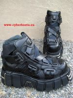 New Rock Boot Horn schwarz