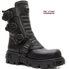 New Rock Boots Darkside schwarz