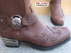 New Rock Bikerstiefelette Woltje braun