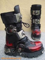 New Rock Boot Nosferatu schwarz / rot