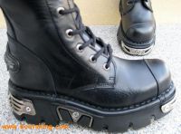 New Rock Boot Ragged schwarz