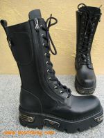 New Rock Boot Gunners schwarz