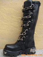 New Rock Boot Hammer schwarz