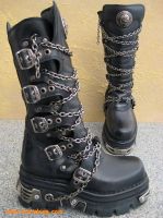 New Rock Boot Caedus schwarz