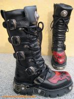 New Rock Boot Devil schwarz