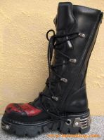 New Rock Boot Devil schwarz