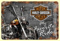 Harley Davidson Blechschild Favourite Ride