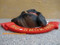 Bulldogge Schild Not Smoking