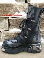 New Rock Boot Morpheus schwarz / silber