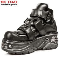 New Rock Boot Barren schwarz