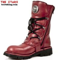 New Rock Boots Traenker rot