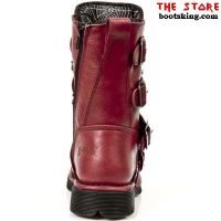 New Rock Boots Traenker rot