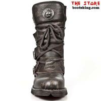 New Rock Boots Traenker antik braun