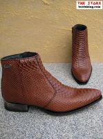 New Rock Westernstiefelette Caleb braun