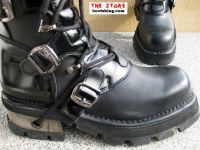 New Rock Boot Sorren schwarz / schwarz glnzend