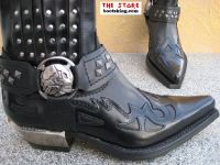 New Rock Westernstiefelette Wessel schwarz