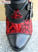 Marzia schwarz Leopard rot