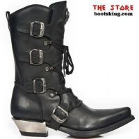 New Rock Boot Revan schwarz