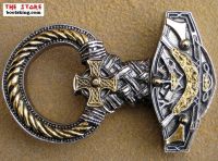 Pagan Grtelschnalle Tiberian Hammer gold