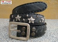 Sendra Grtel Vintage Star schwarz