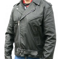 Lederjacke 1015 buff Motorradjacke