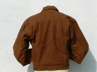 Lederjacke Jeans Jacke cognac