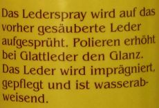 Lederspray